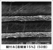 糊付糸【着糊量15％】（50倍）